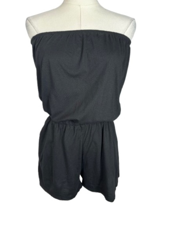 Forever 21 Pants - Forever 21 Black Strapless Romper Size S